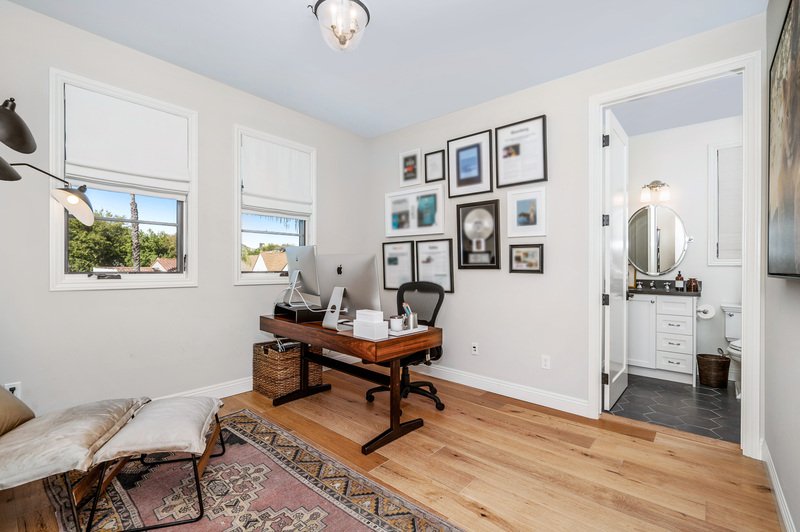 Sala de trabajo dentro de una casa en Puebla