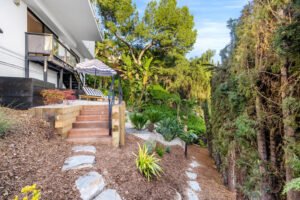 Entrada de casa residencial en Puebla